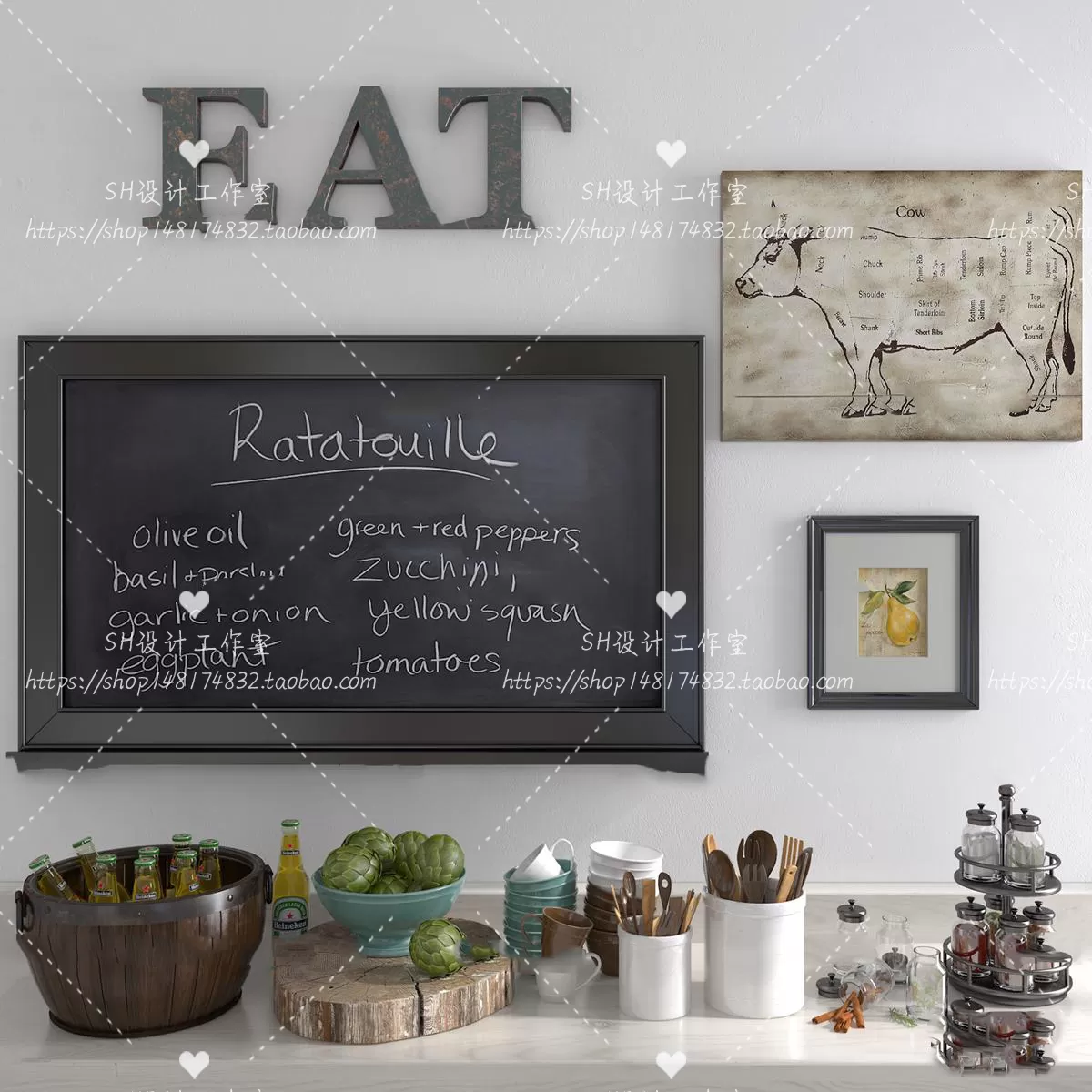 Kitchen Supplies – 3D Models – 0126