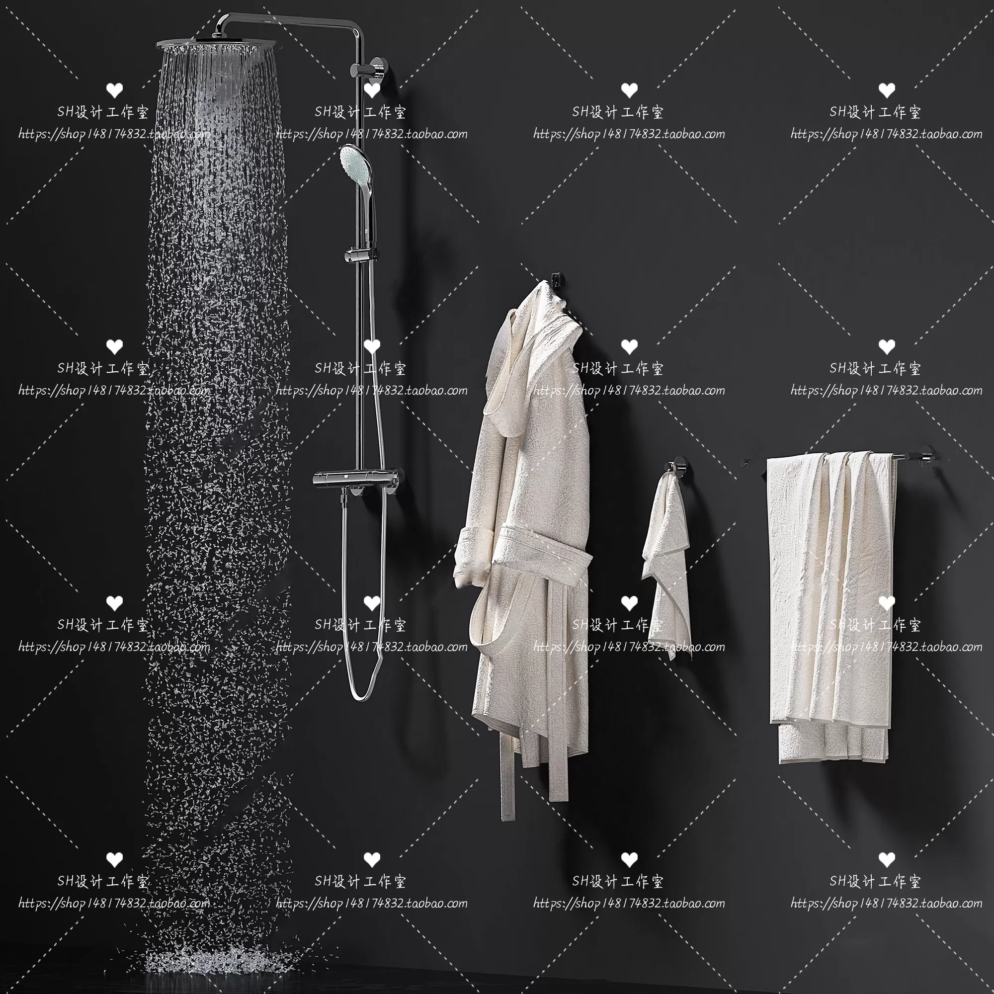 Bathroom Supplies – 3D Models – 0001