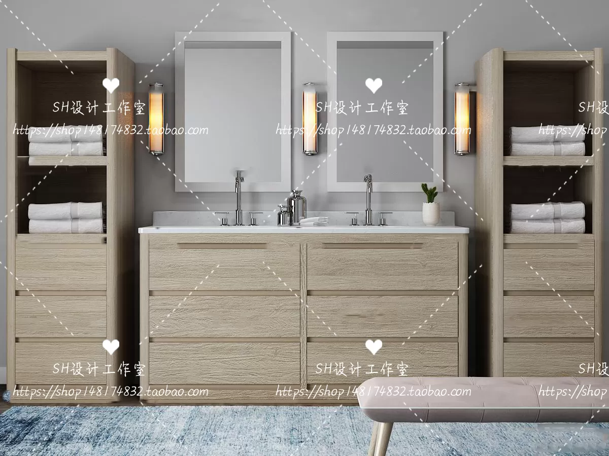 Bathroom Supplies – 3D Models – 0037