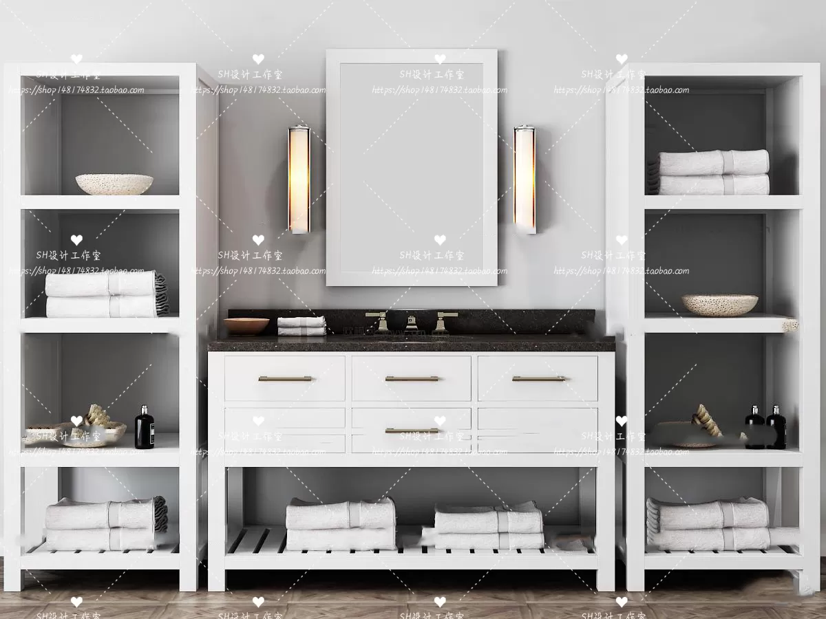 Bathroom Supplies – 3D Models – 0040