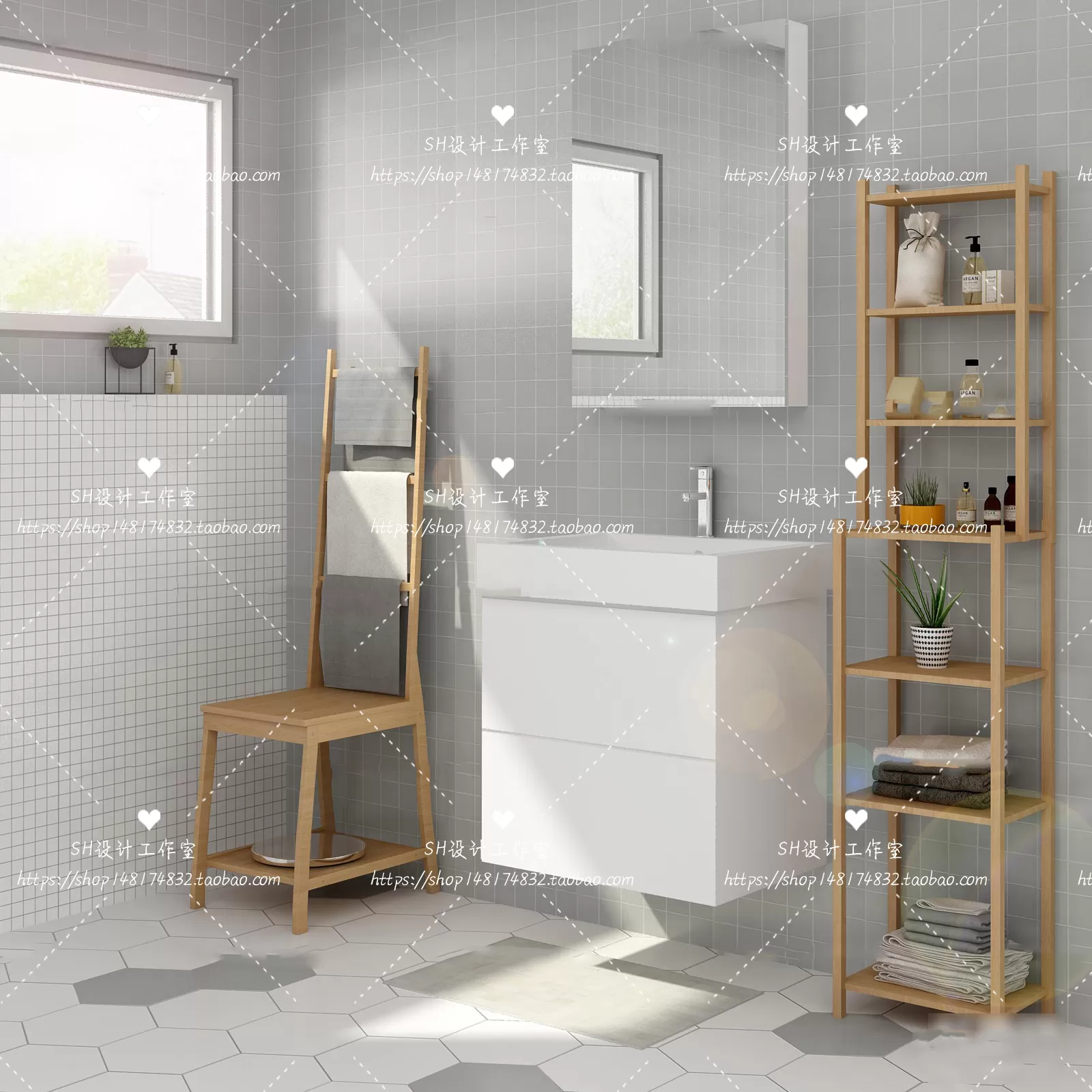 Bathroom Supplies – 3D Models – 0045