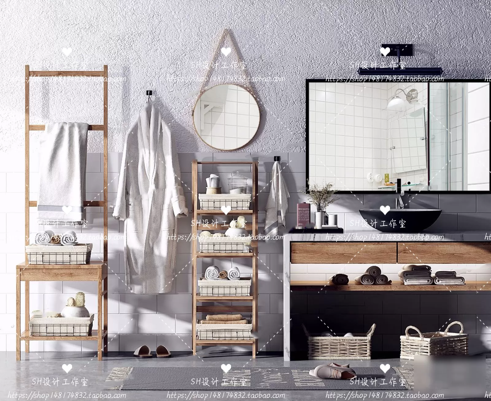 Bathroom Supplies – 3D Models – 0046