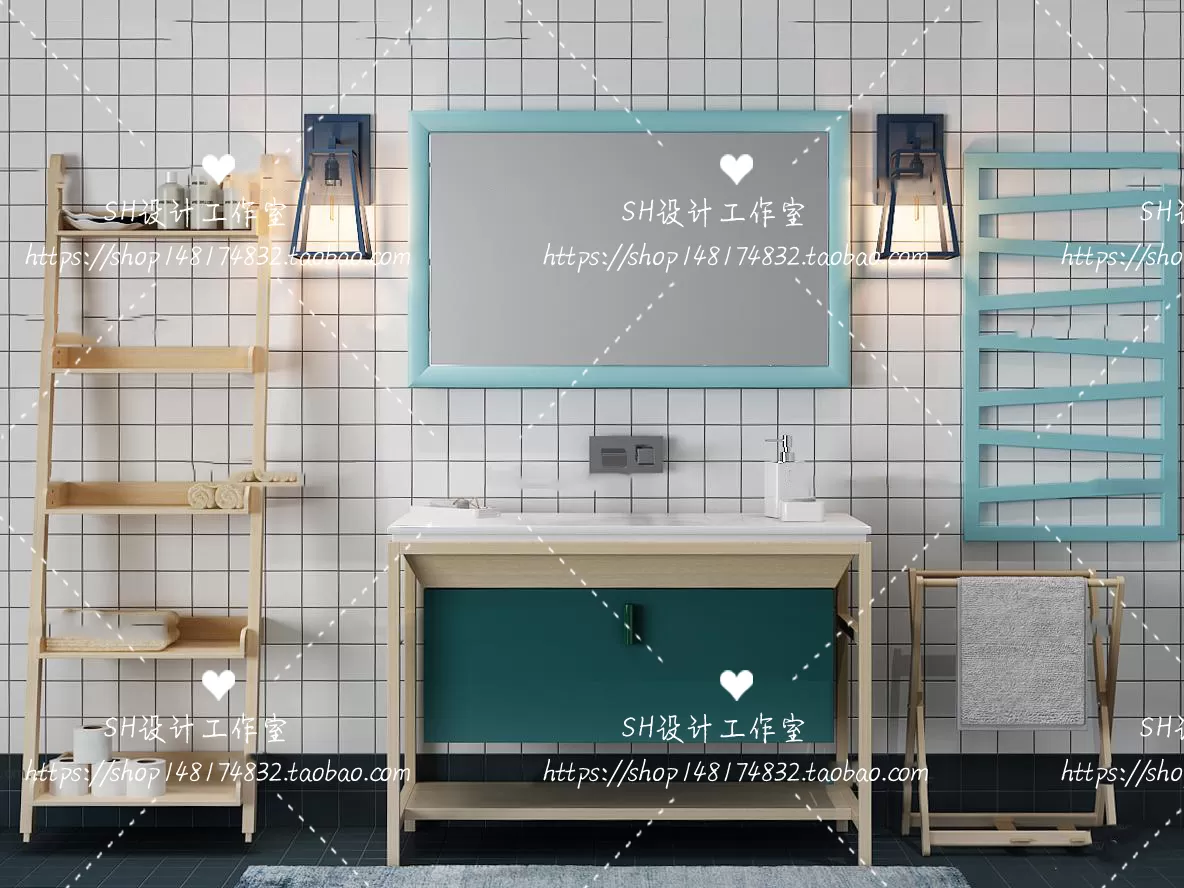 Bathroom Supplies – 3D Models – 0048