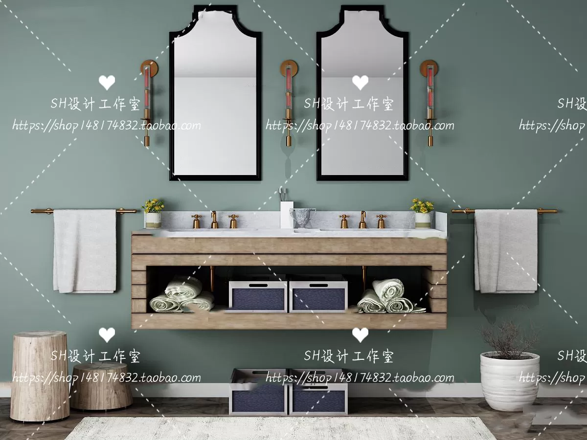 Bathroom Supplies – 3D Models – 0050