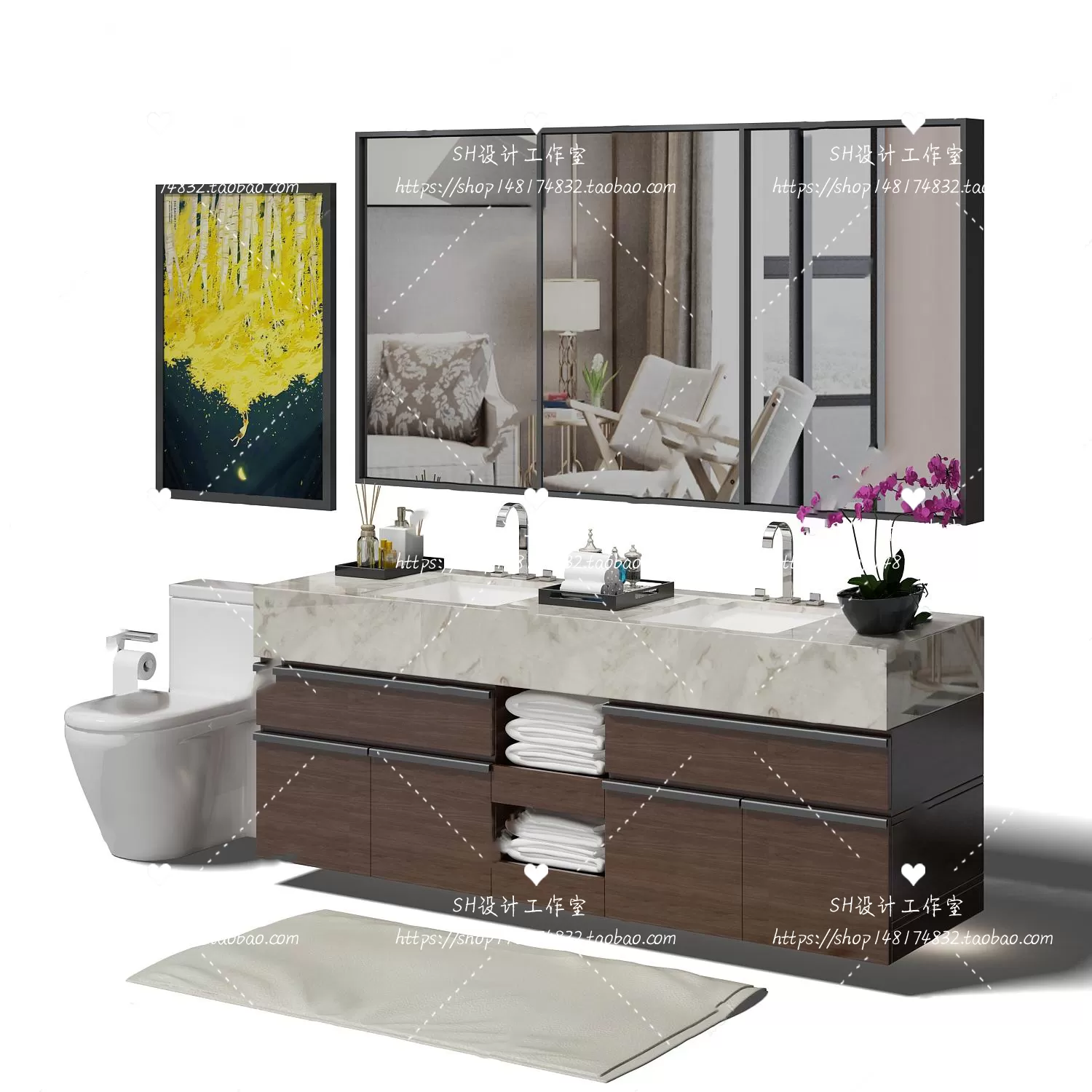 Bathroom Supplies – 3D Models – 0051