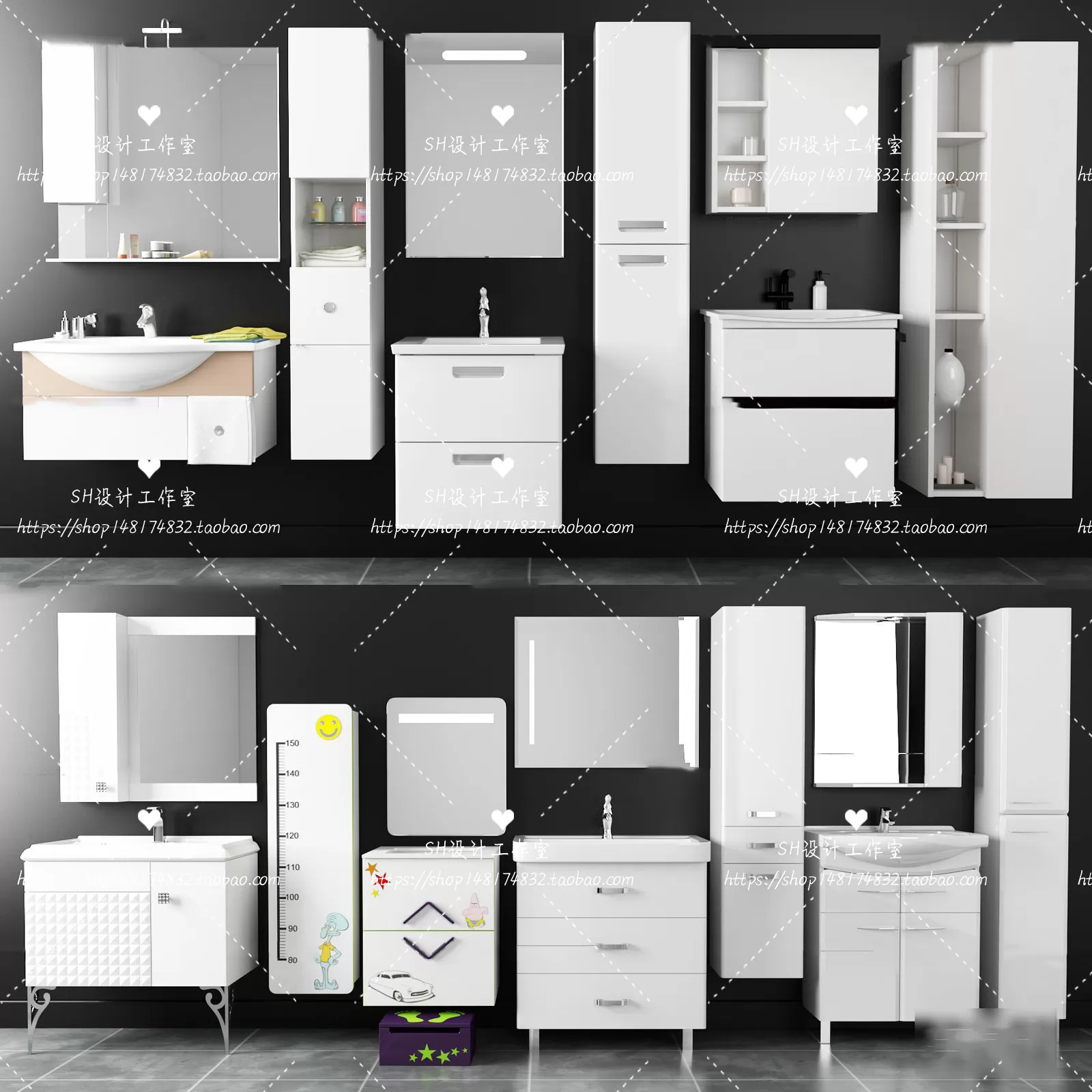 Bathroom Supplies – 3D Models – 0052