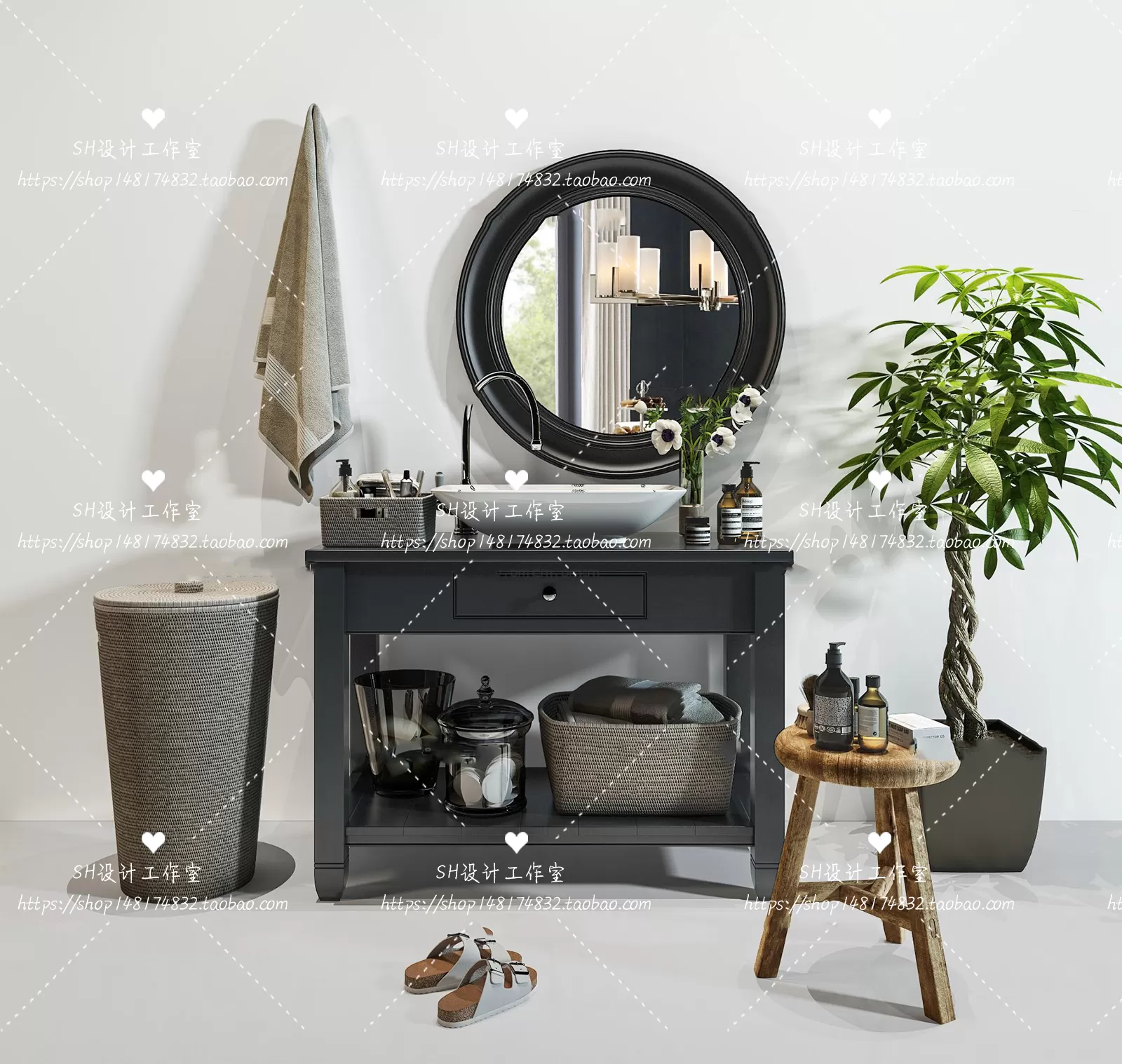 Bathroom Supplies – 3D Models – 0053