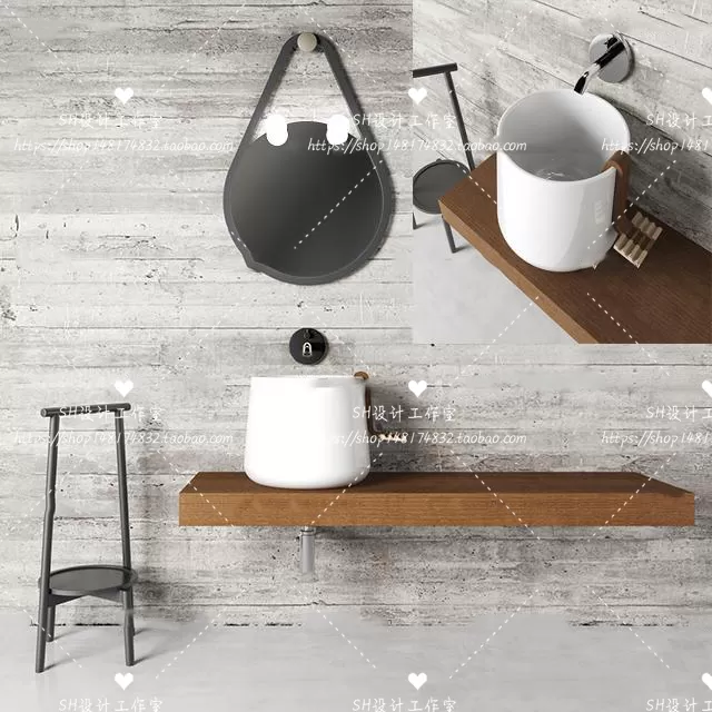 Bathroom Supplies – 3D Models – 0055