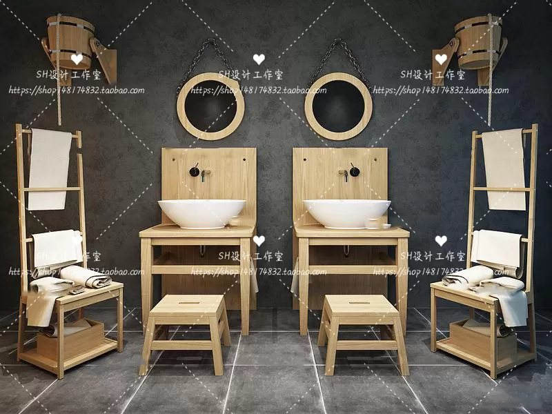 Bathroom Supplies – 3D Models – 0058