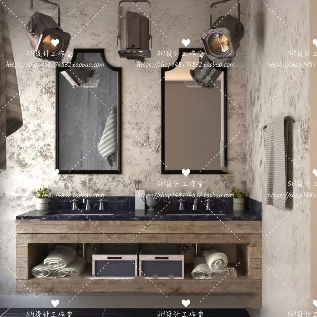 Bathroom Supplies – 3D Models – 0060