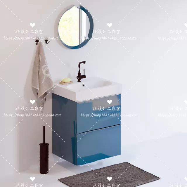 Bathroom Supplies – 3D Models – 0061