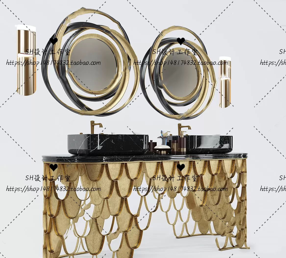 Bathroom Supplies – 3D Models – 0066