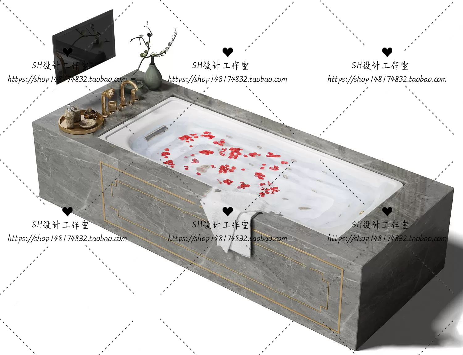 Bathroom Supplies – 3D Models – 0090