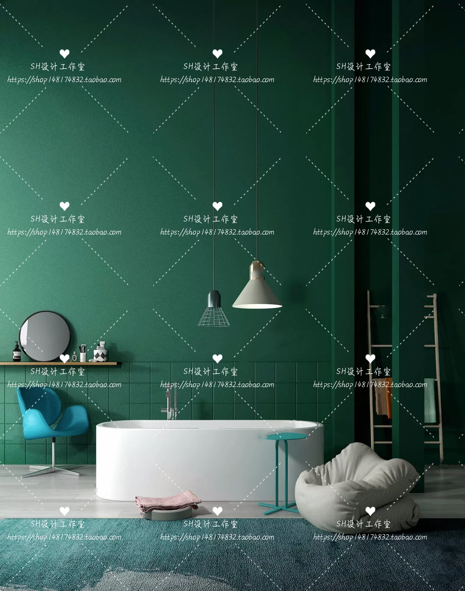 Bathroom Supplies – 3D Models – 0093