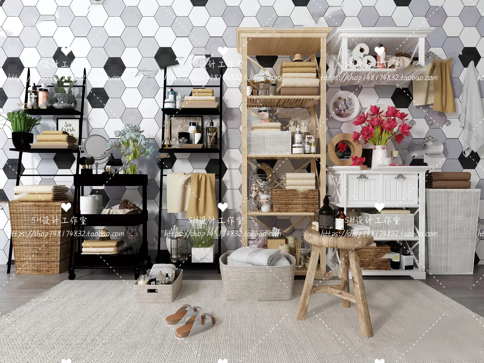 Bathroom Supplies – 3D Models – 0096