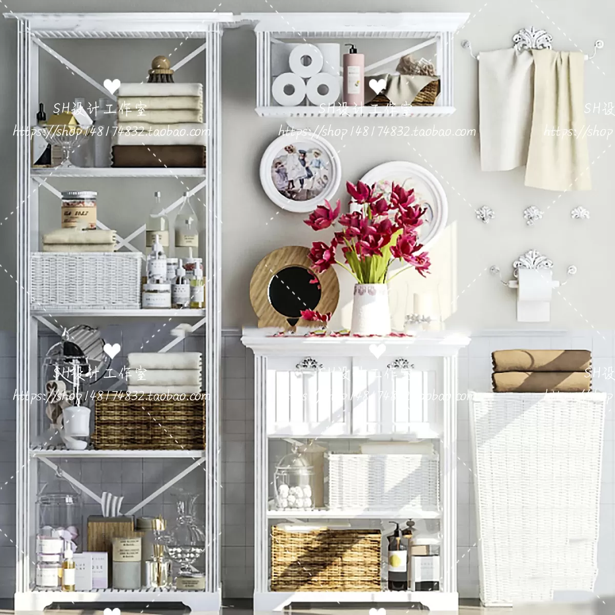 Bathroom Supplies – 3D Models – 0100