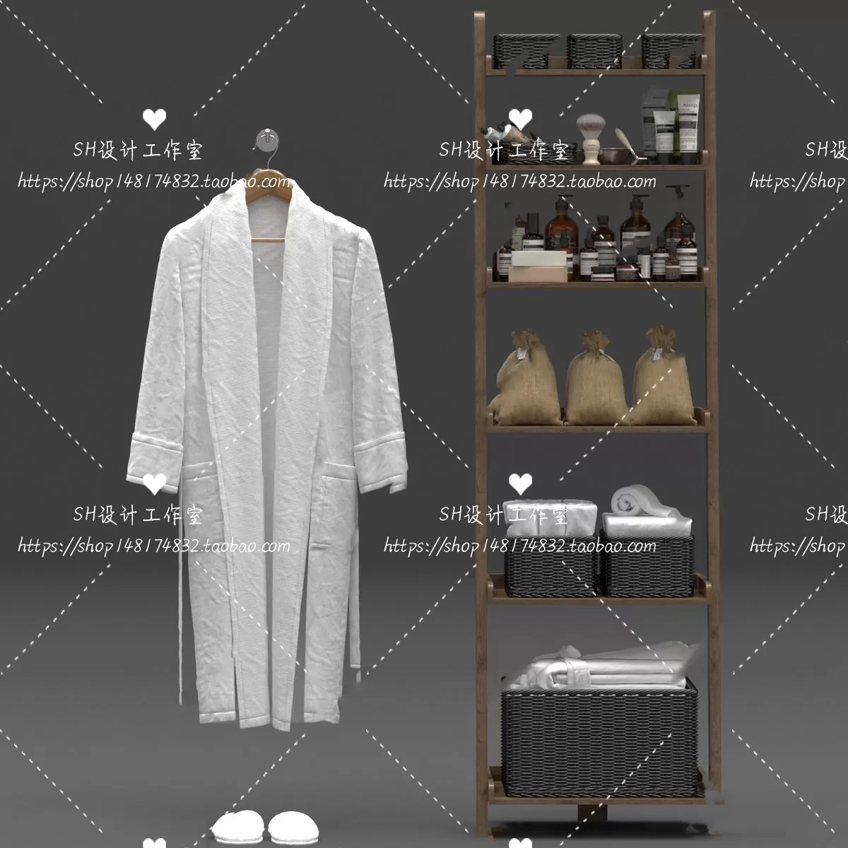 Bathroom Supplies – 3D Models – 0102