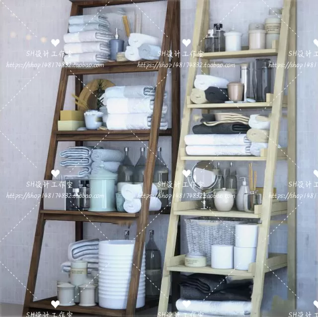 Bathroom Supplies – 3D Models – 0108