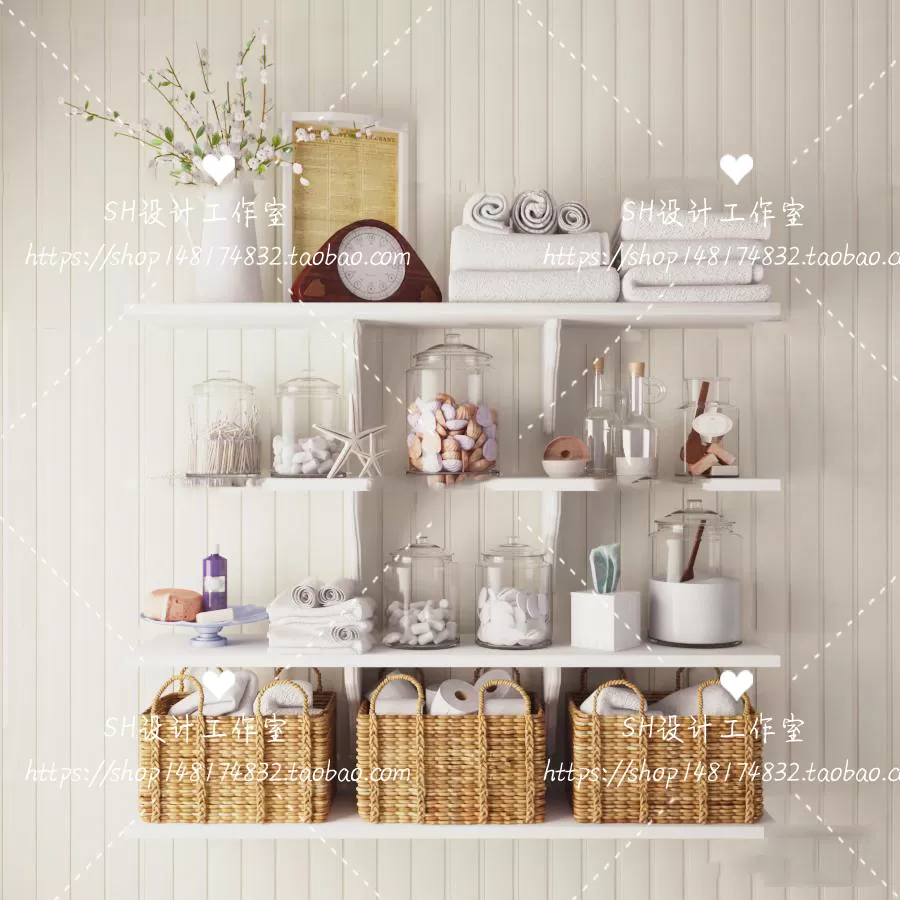 Bathroom Supplies – 3D Models – 0111