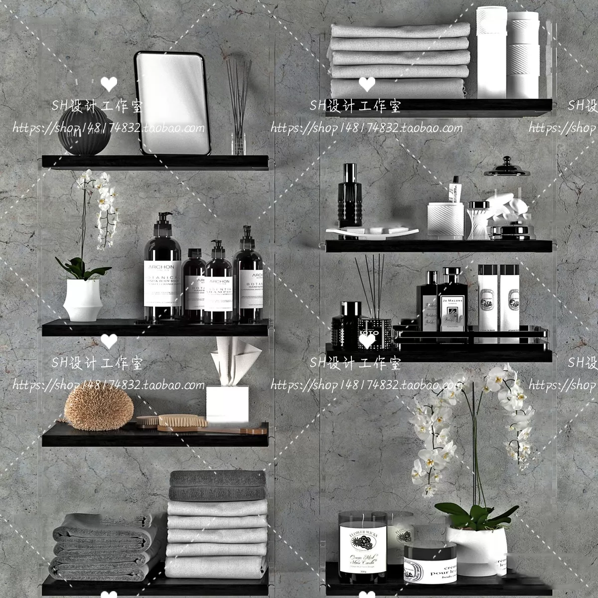 Bathroom Supplies – 3D Models – 0112