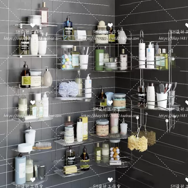 Bathroom Supplies – 3D Models – 0113