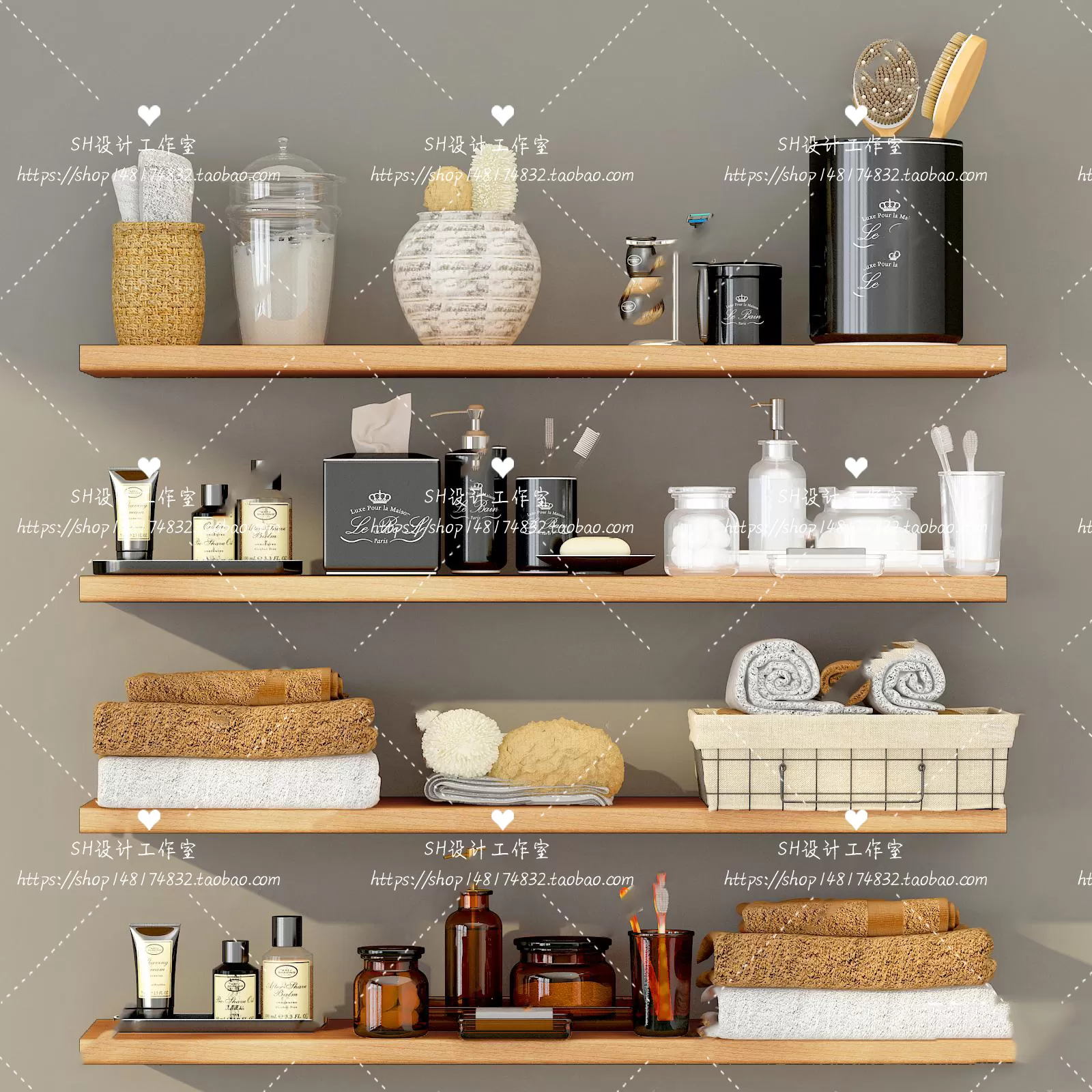 Bathroom Supplies – 3D Models – 0115