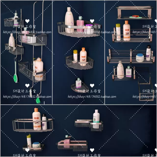 Bathroom Supplies – 3D Models – 0117
