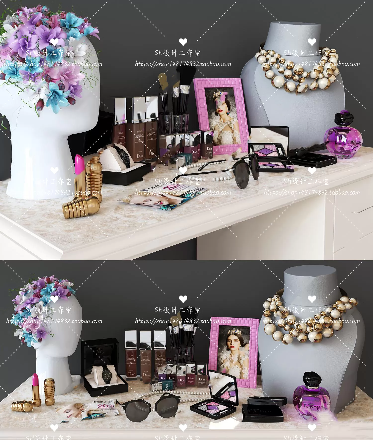 Bathroom Supplies – 3D Models – 0123