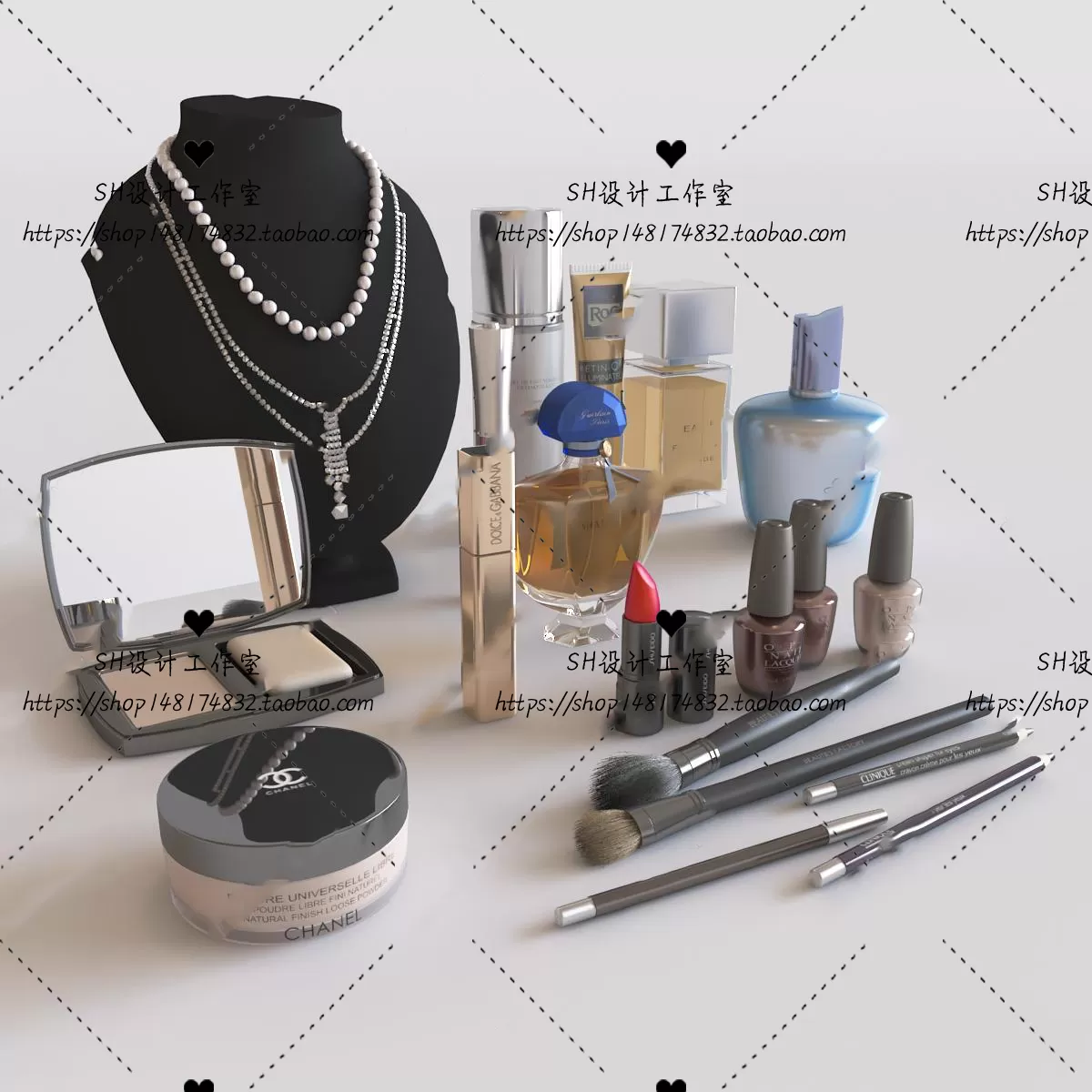 Bathroom Supplies – 3D Models – 0127