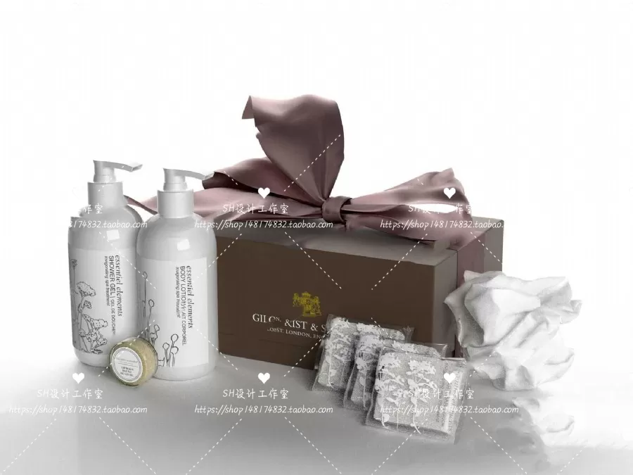 Bathroom Supplies – 3D Models – 0134