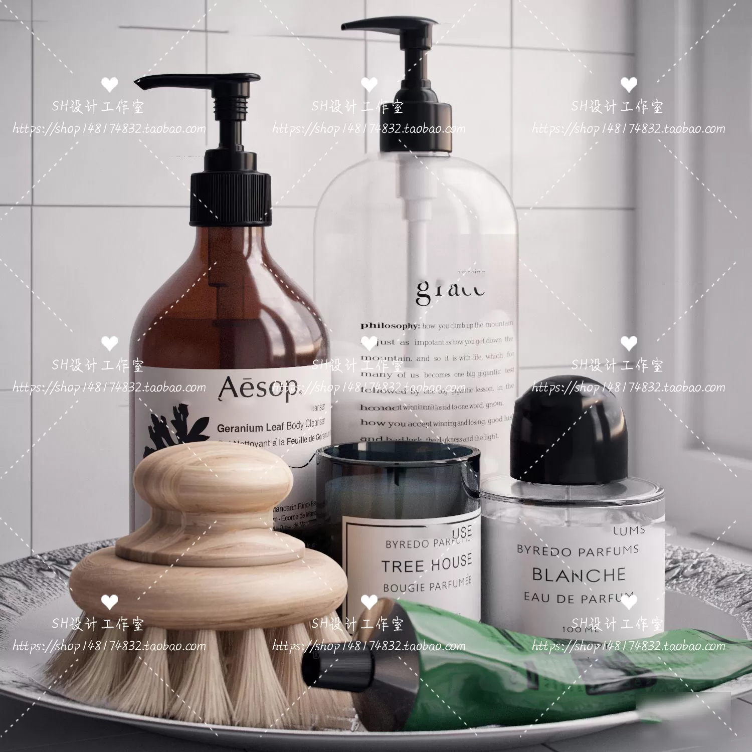 Bathroom Supplies – 3D Models – 0136