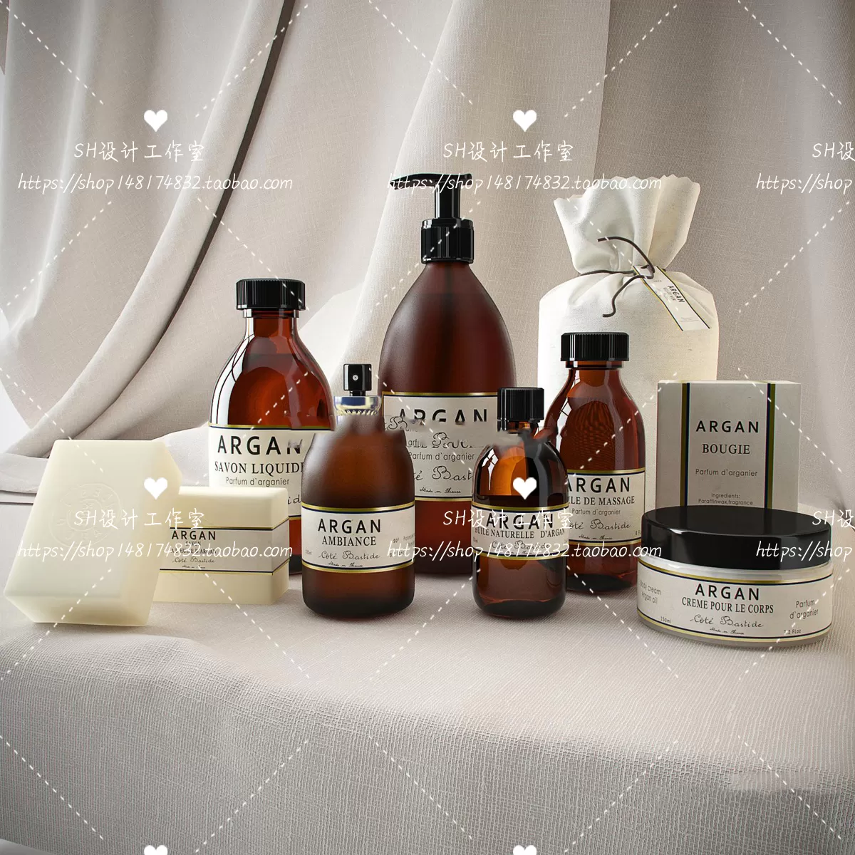 Bathroom Supplies – 3D Models – 0141