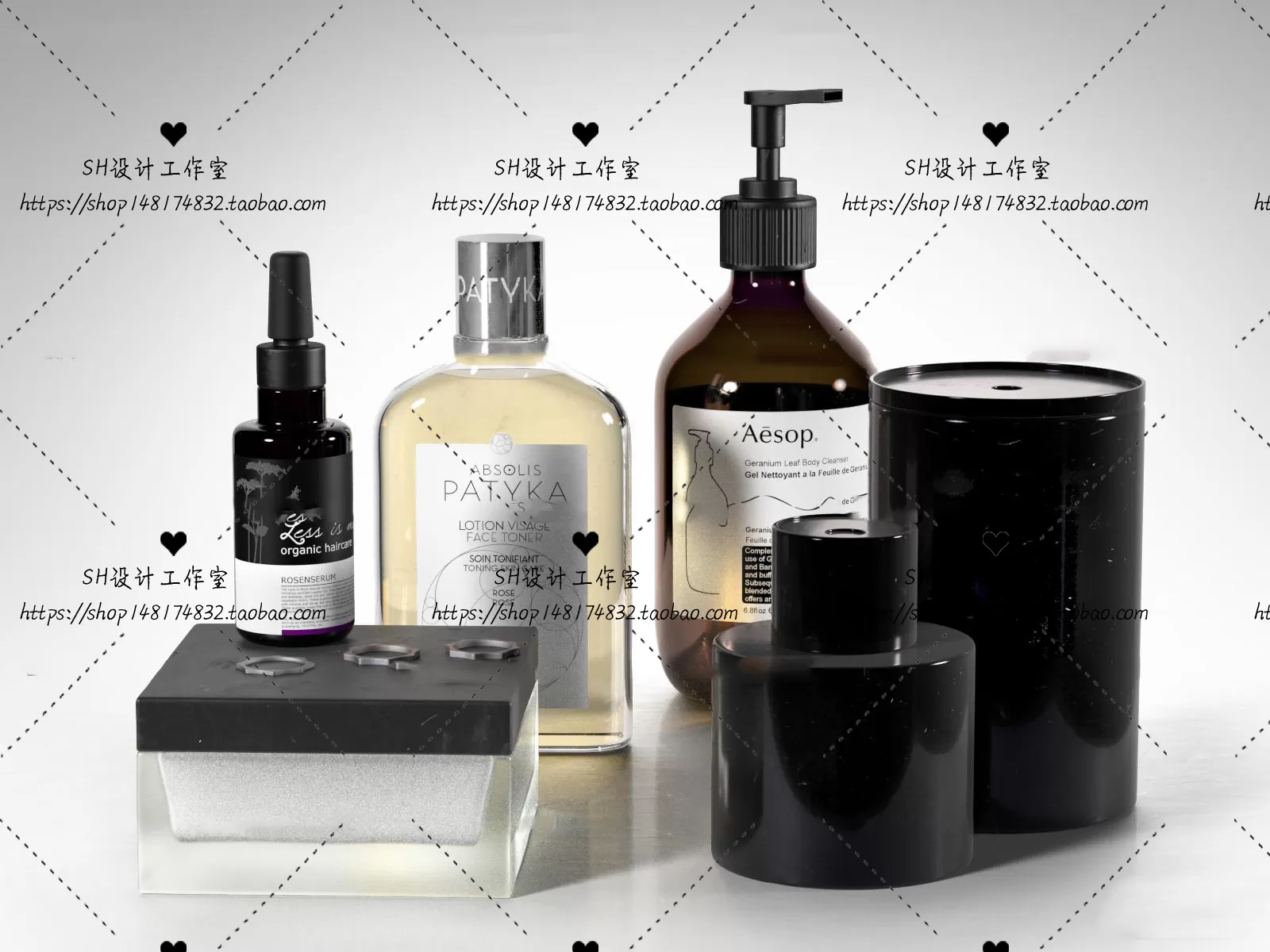 Bathroom Supplies – 3D Models – 0145