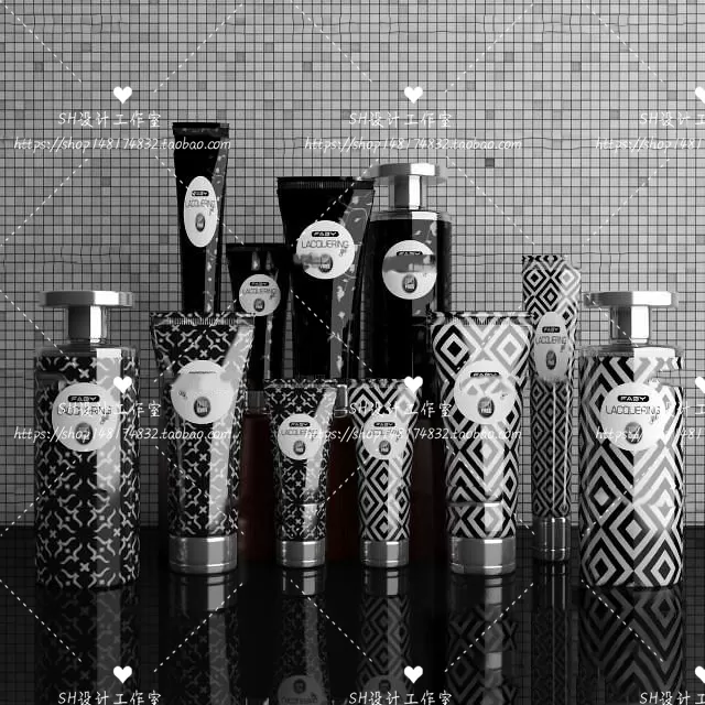 Bathroom Supplies – 3D Models – 0147