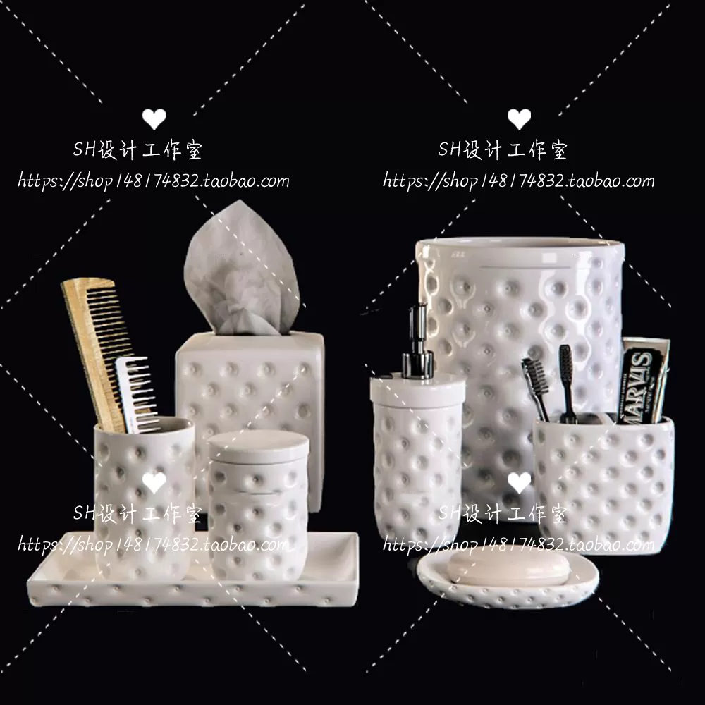 Bathroom Supplies – 3D Models – 0151