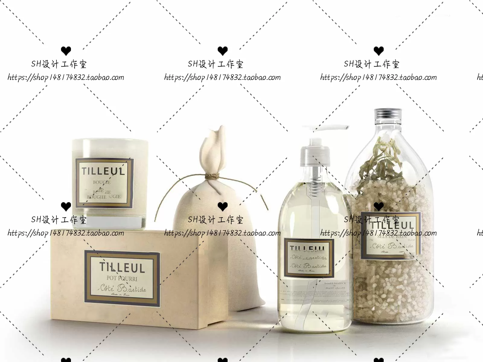 Bathroom Supplies – 3D Models – 0155