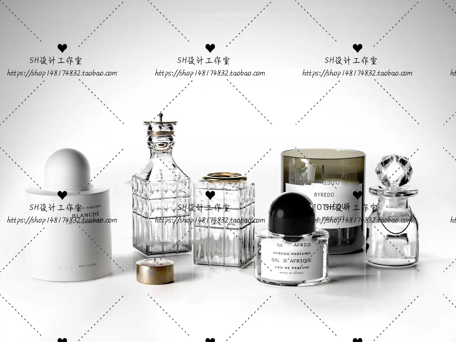 Bathroom Supplies – 3D Models – 0156