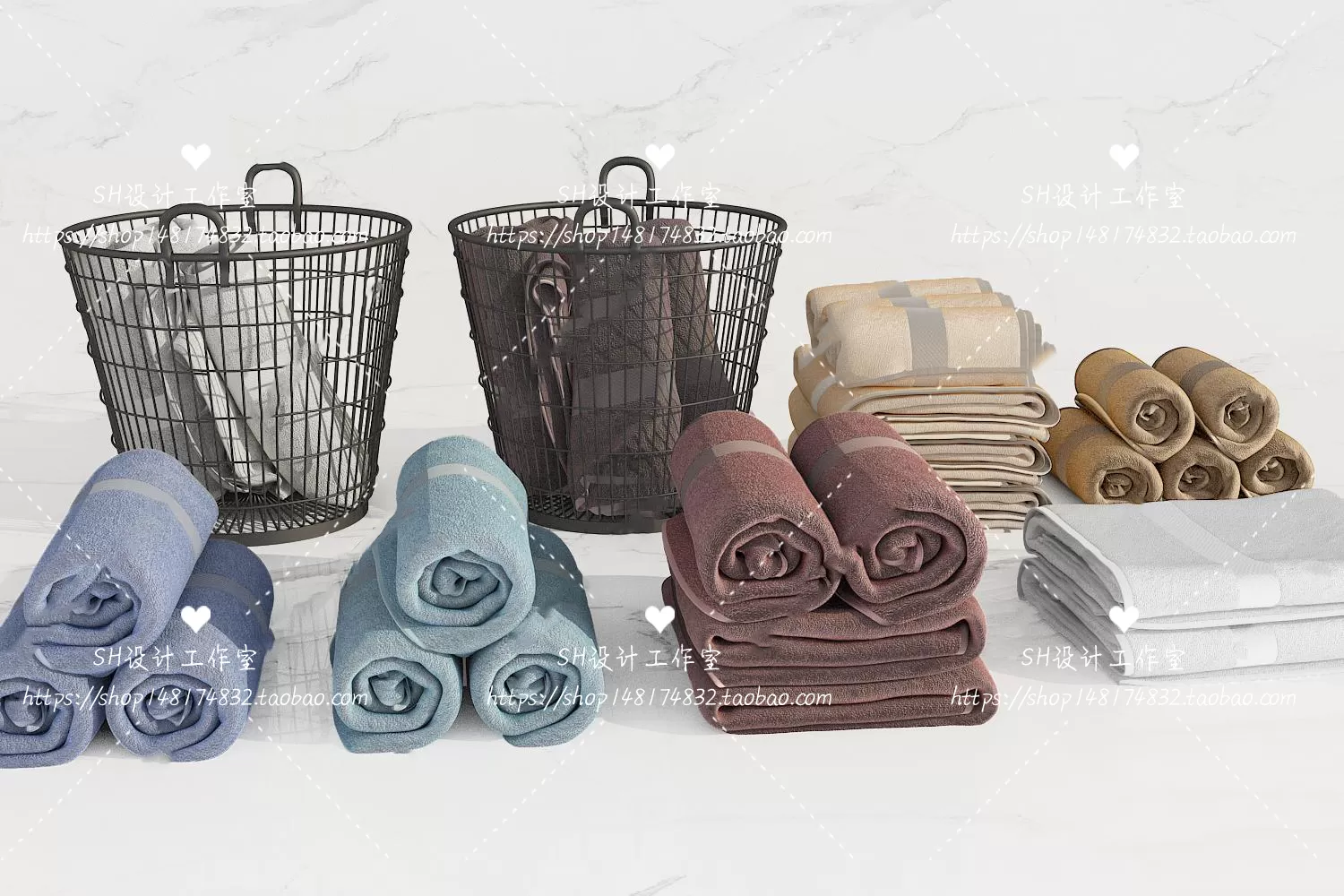 Bathroom Supplies – 3D Models – 0161