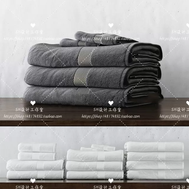 Bathroom Supplies – 3D Models – 0162