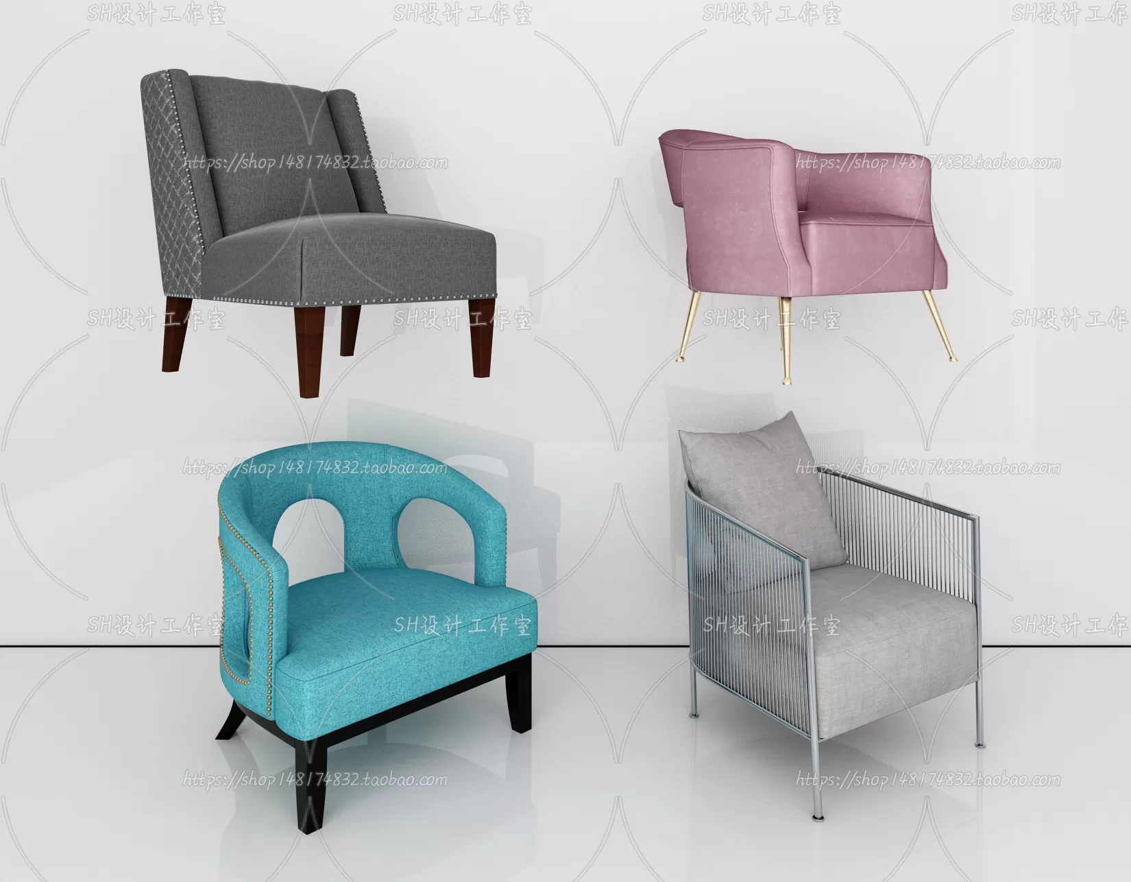 Chair – Armchair – Single Chairs – 3D Models – 0013 Chair – Armchair – Single Chairs – 3D Models – 0013