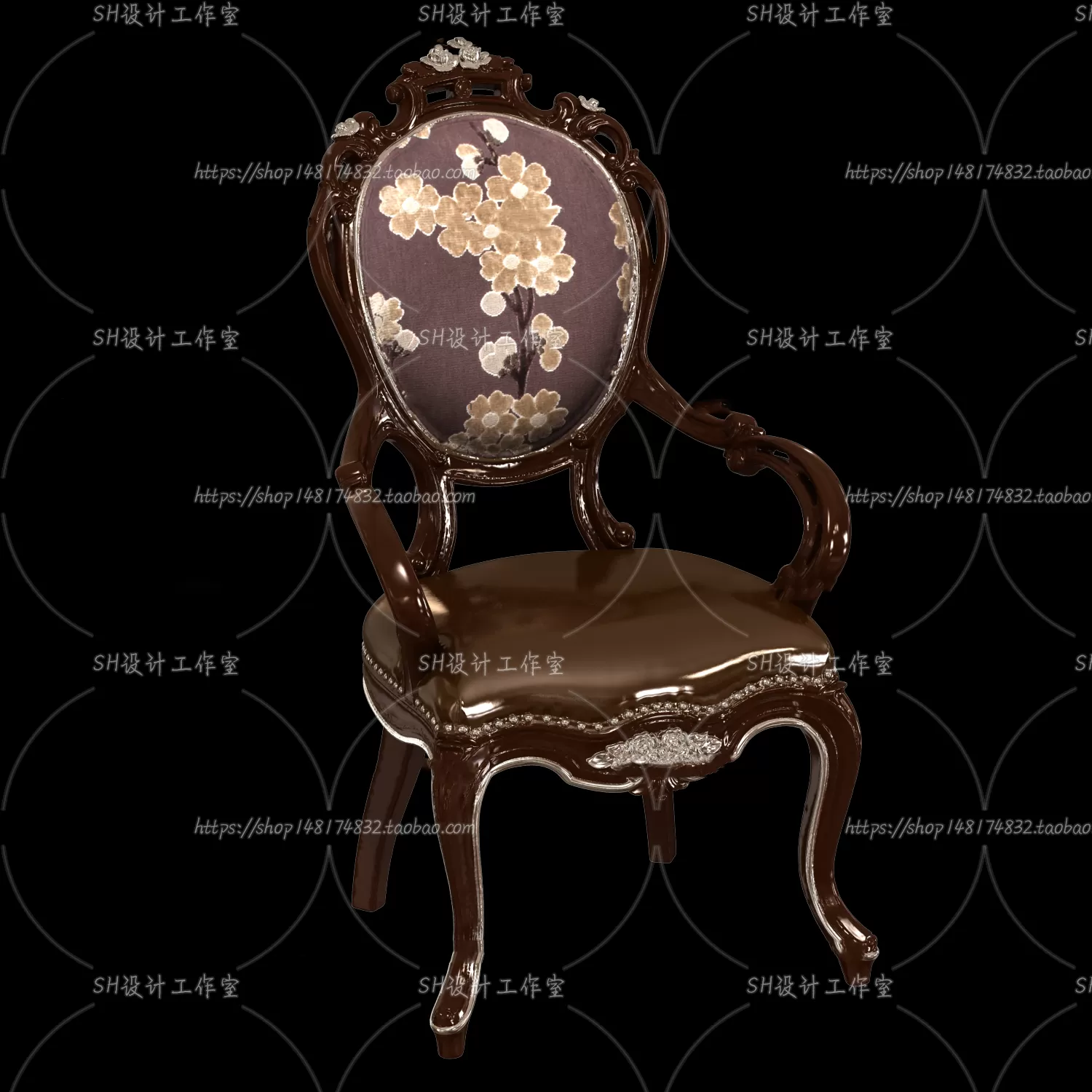 Chair – Armchair – Single Chairs – 3D Models – 0048 Chair – Armchair – Single Chairs – 3D Models – 0048
