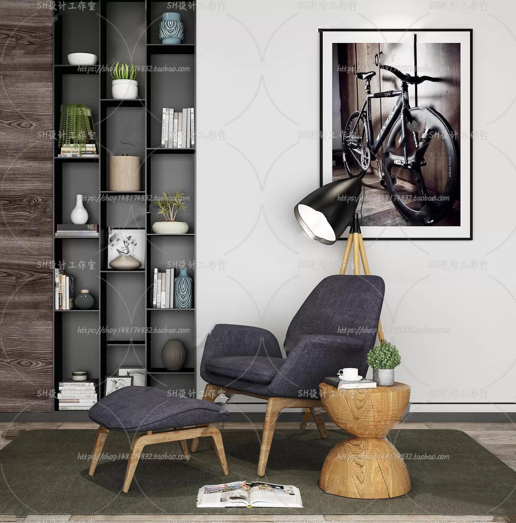 Chair – Armchair – Single Chairs – 3D Models – 0060 Chair – Armchair – Single Chairs – 3D Models – 0060