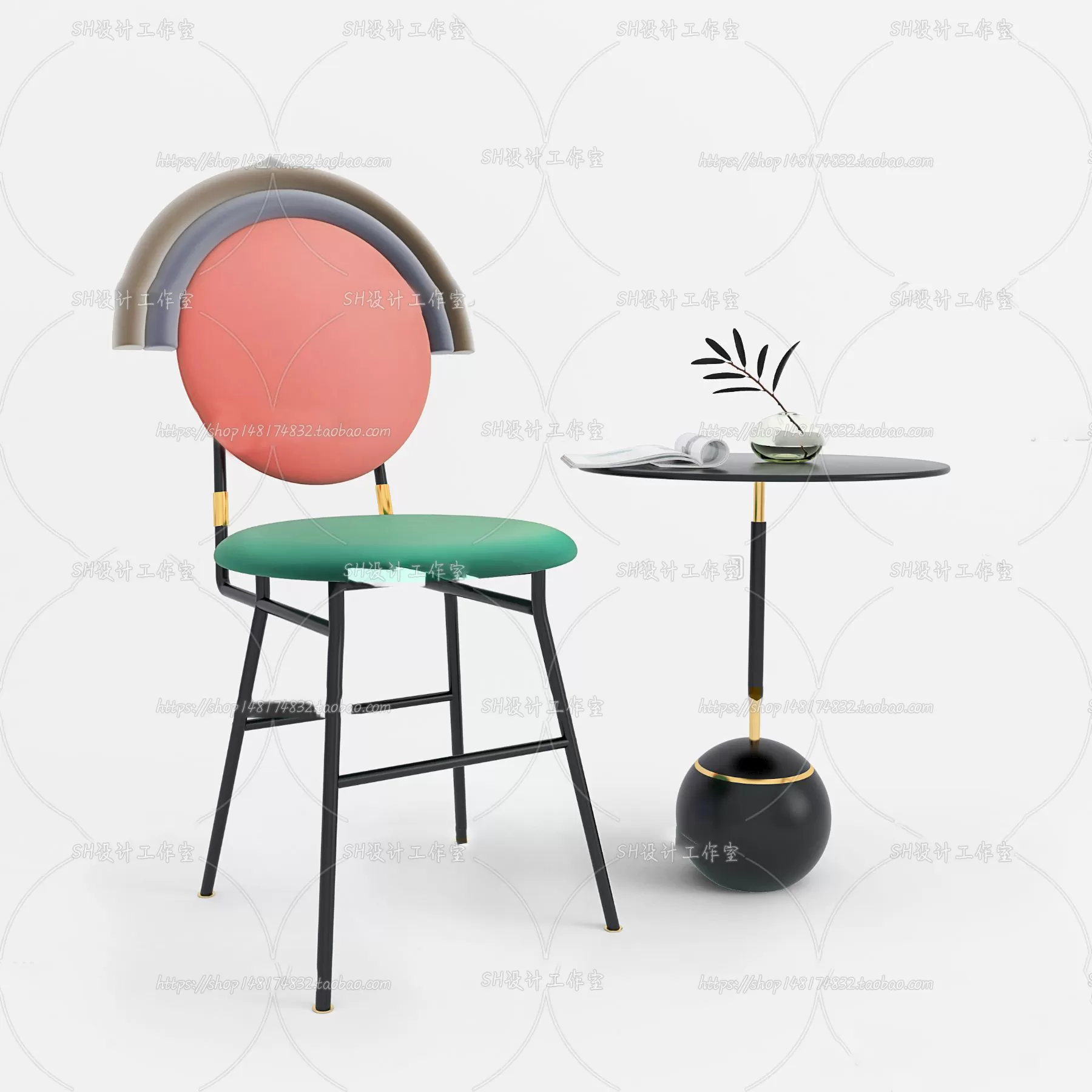 Chair – Armchair – Single Chairs – 3D Models – 0065 Chair – Armchair – Single Chairs – 3D Models – 0065