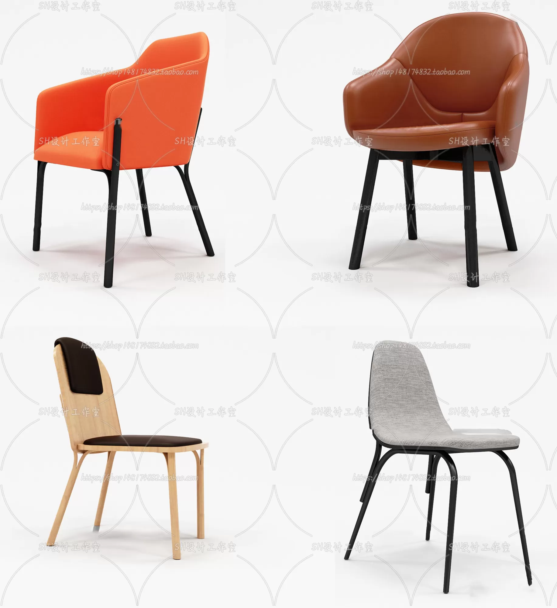 Chair – Armchair – Single Chairs – 3D Models – 0066 Chair – Armchair – Single Chairs – 3D Models – 0066
