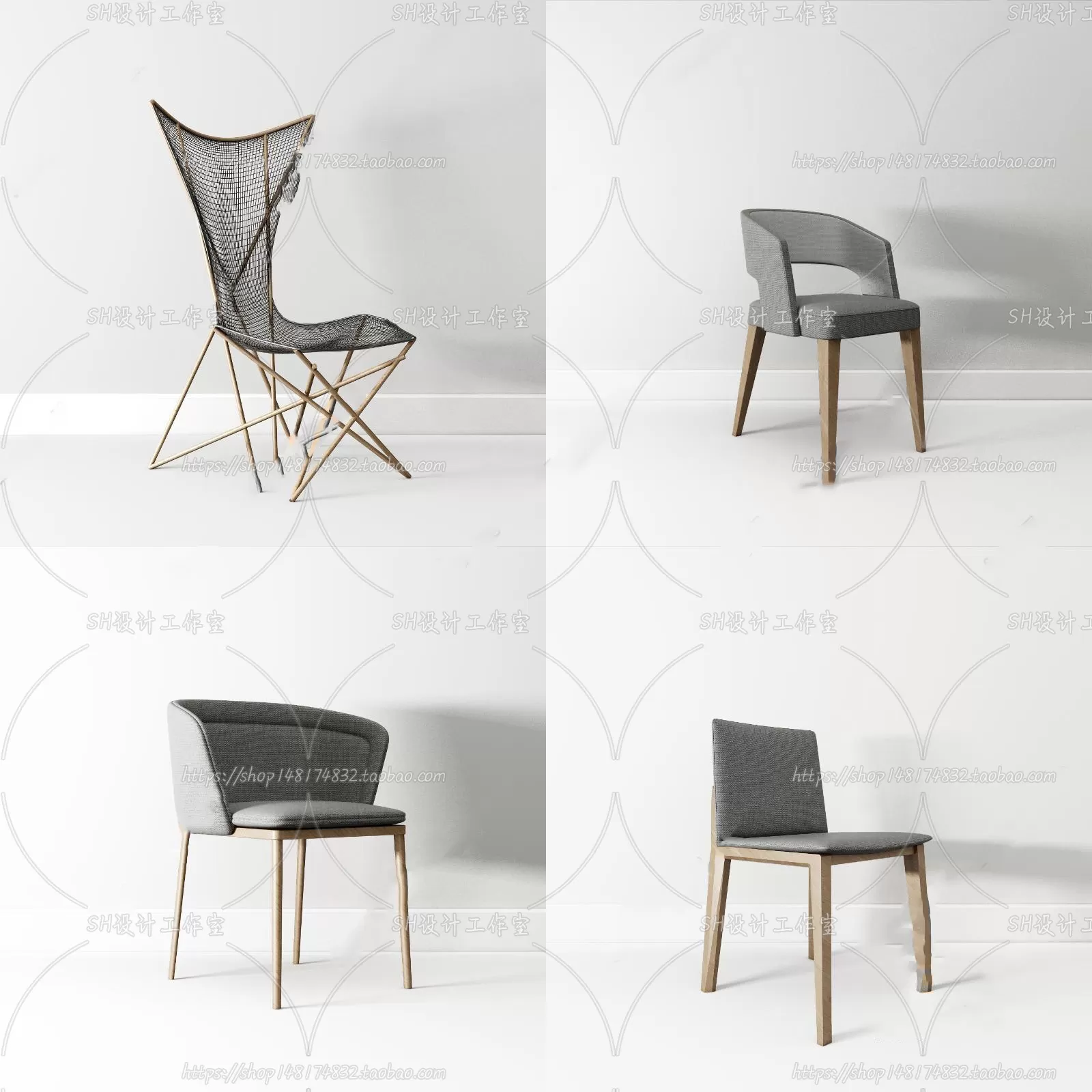 Chair – Armchair – Single Chairs – 3D Models – 0086 Chair – Armchair – Single Chairs – 3D Models – 0086