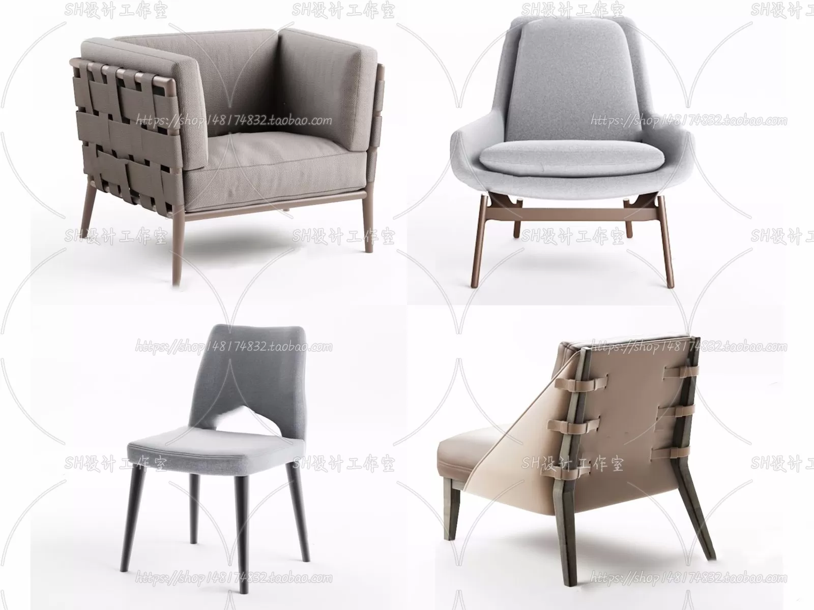 Chair – Armchair – Single Chairs – 3D Models – 0096 Chair – Armchair – Single Chairs – 3D Models – 0096
