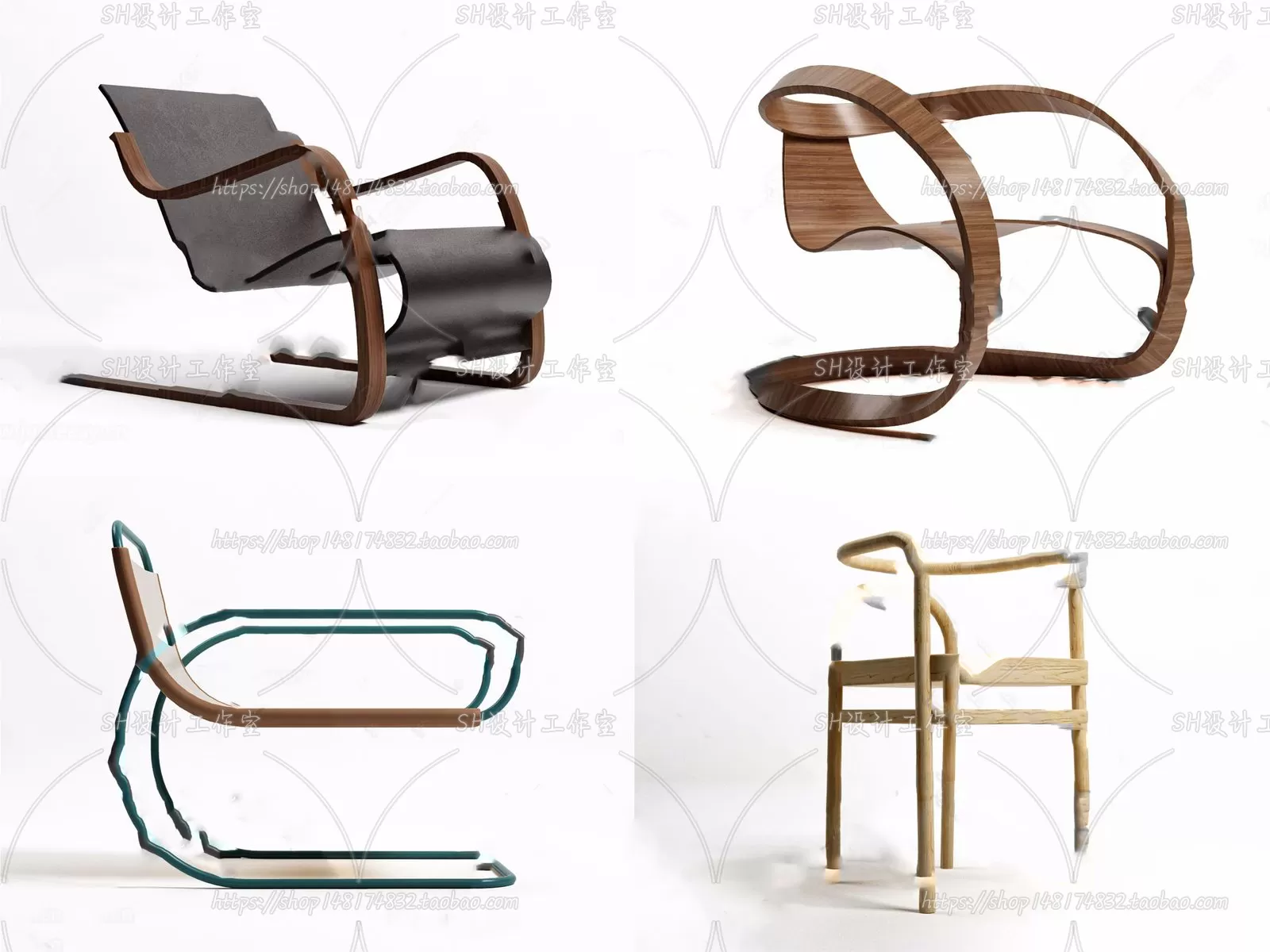 [3DSKY] Chair - Armchair - Single Chairs - 3D Models - 0104 | NEW ...