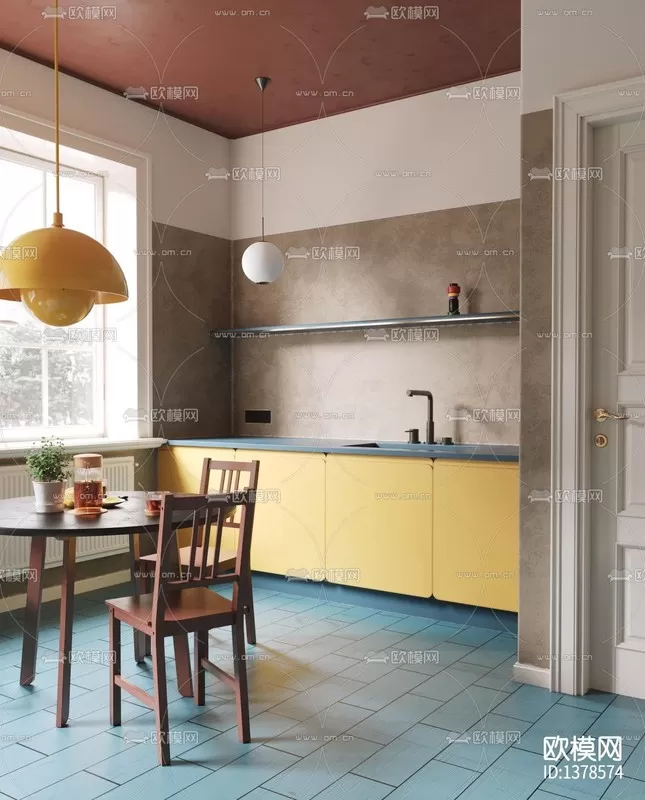 Corona Render 3D Scenes – Apartment – 0001