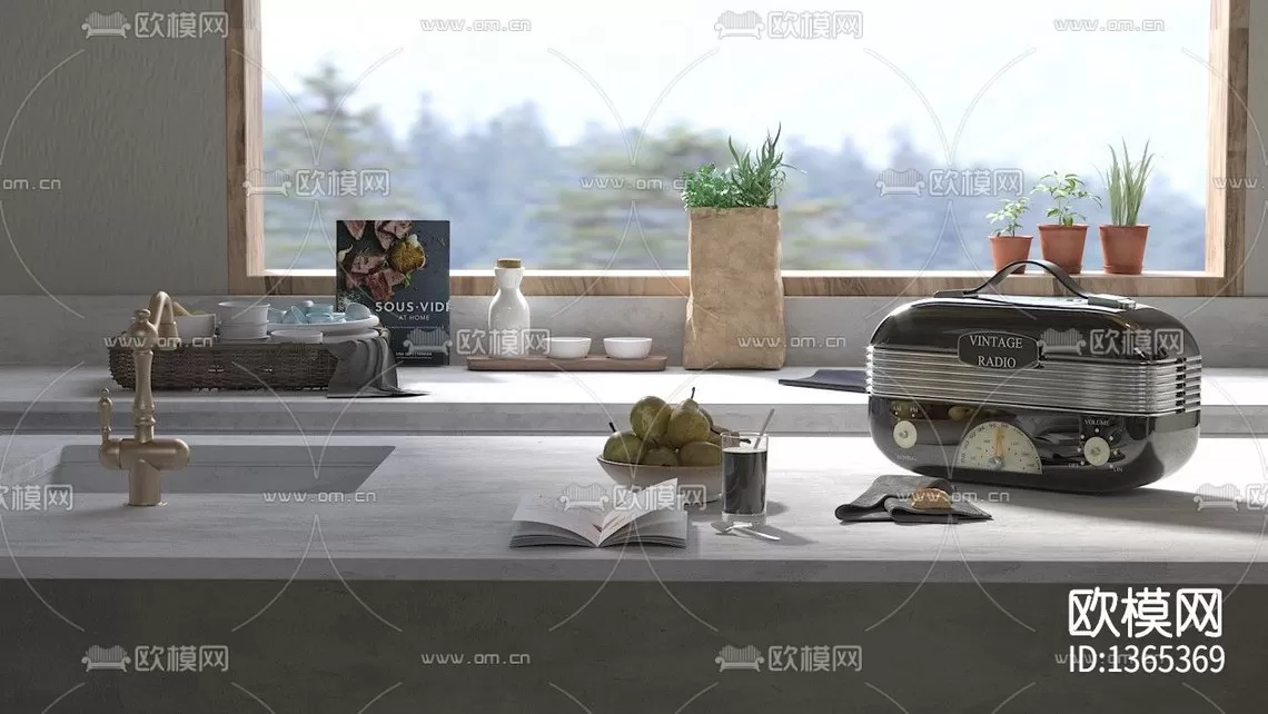 Corona Render 3D Scenes – Apartment – 0005
