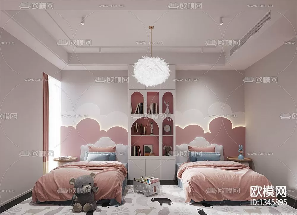 Corona Render 3D Scenes – Children Room – 0015